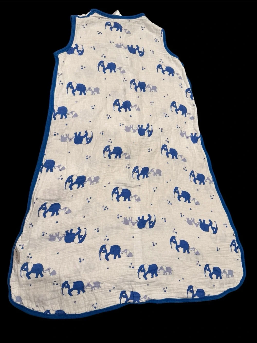 Aden & Anais Blue 100% Cotton Elephant Print Sleep Sack 🐘